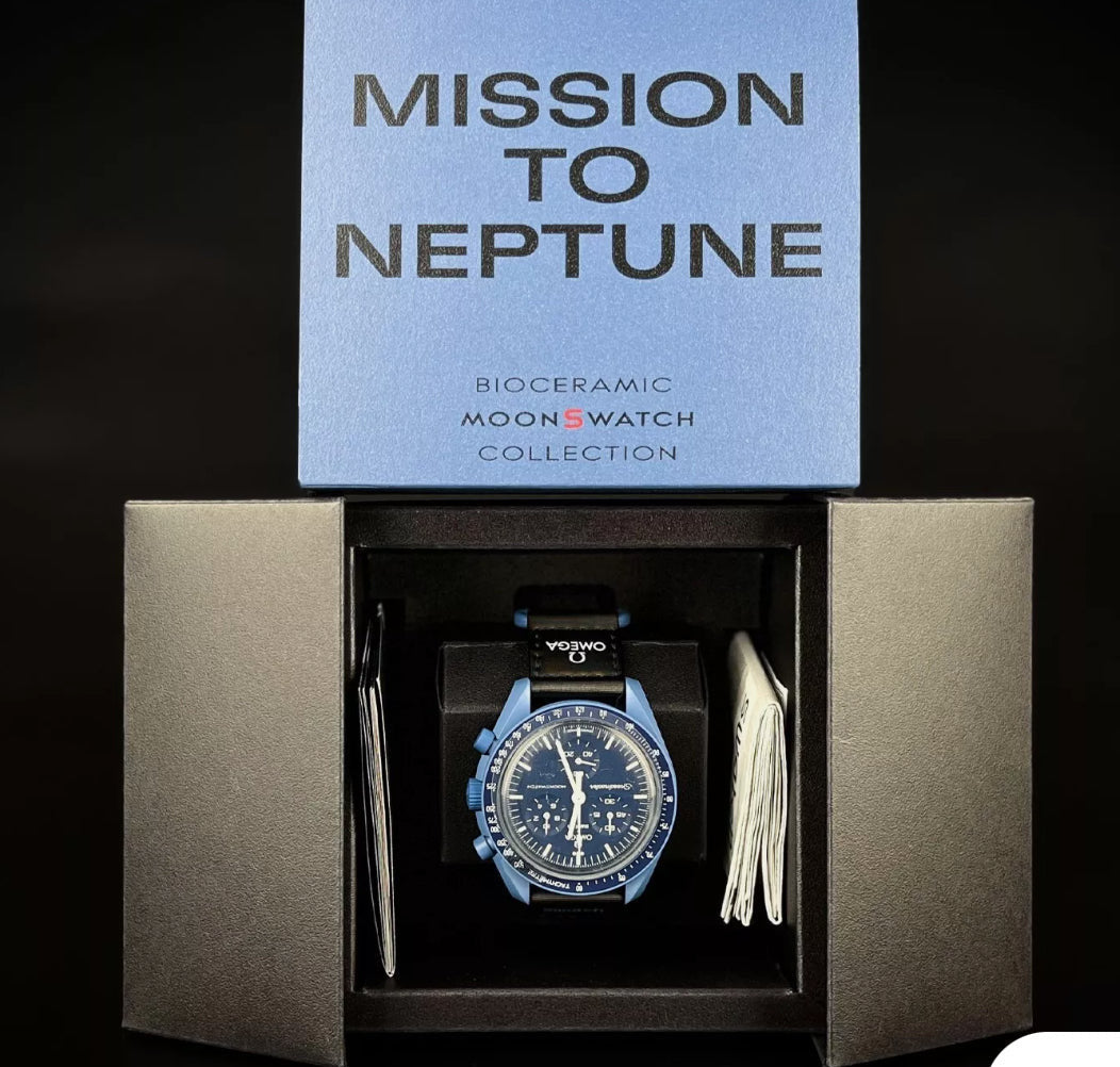 MOONSWATCH MISSION TO NEPTUNE - SWATCH X OMEGA BIOCERAMIC