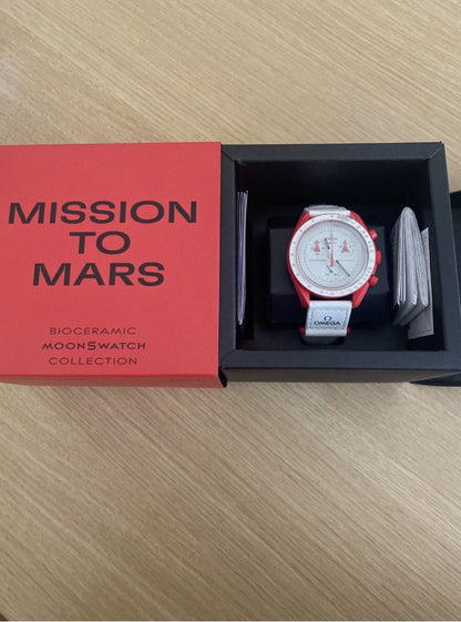 MOONSWATCH MISSION TO MARS - SWATCH X OMEGA BIOCERAMIC